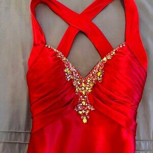 Flirt by Maggie Sottero Prom Dress Size 0 in Valentine Red